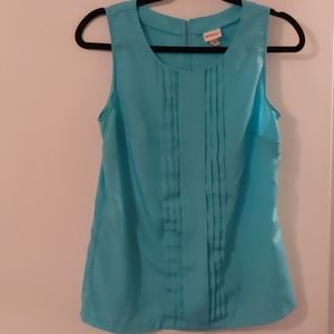 Dressy Blue Tank
